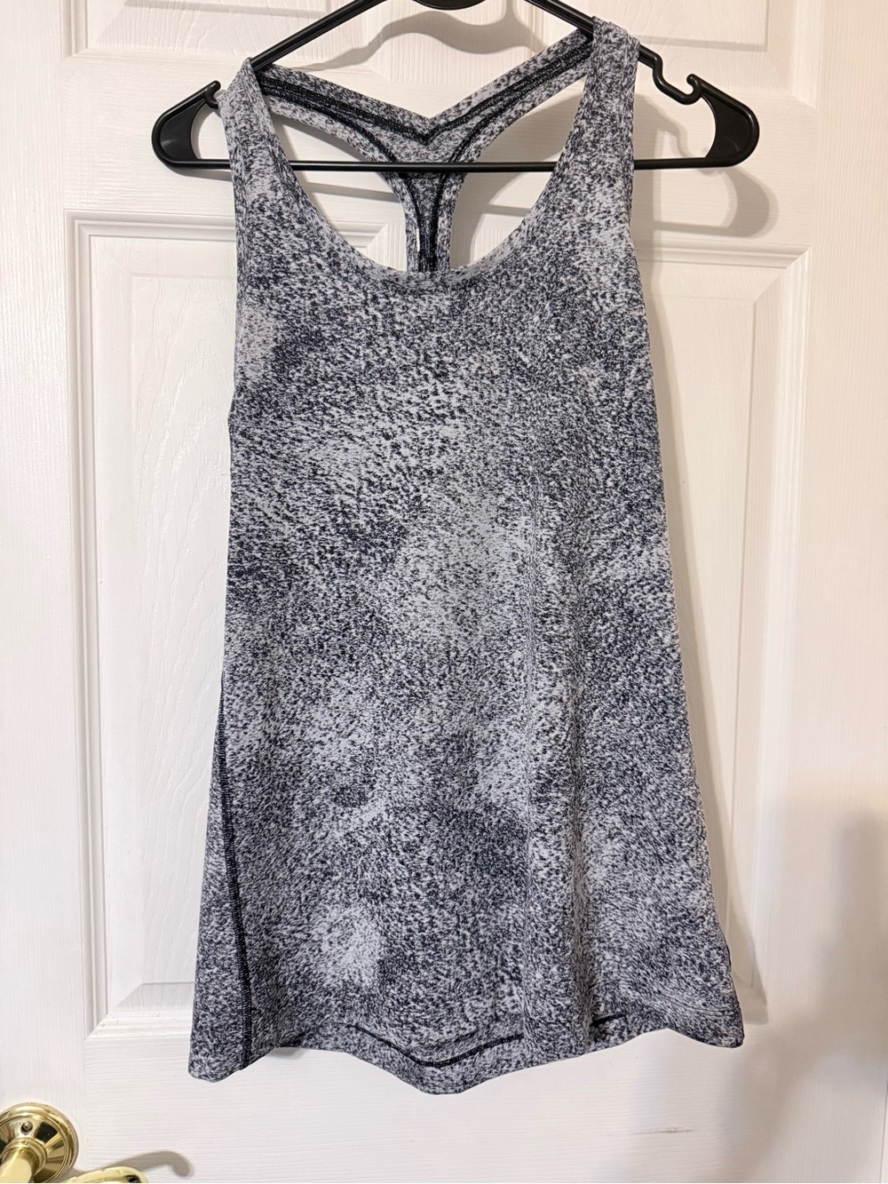 lululemon athletica Gray Speckled Racerback Tank